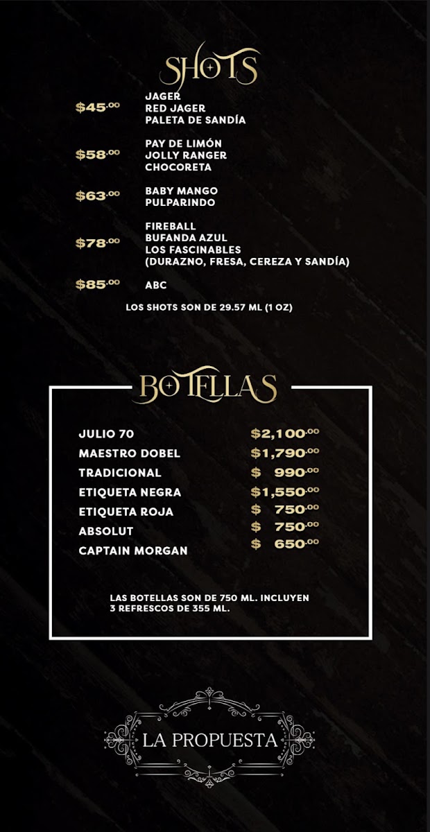 La Propuesta Menu Photo 5