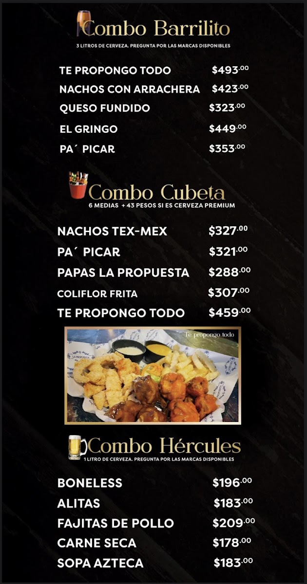 La Propuesta Menu Photo 6