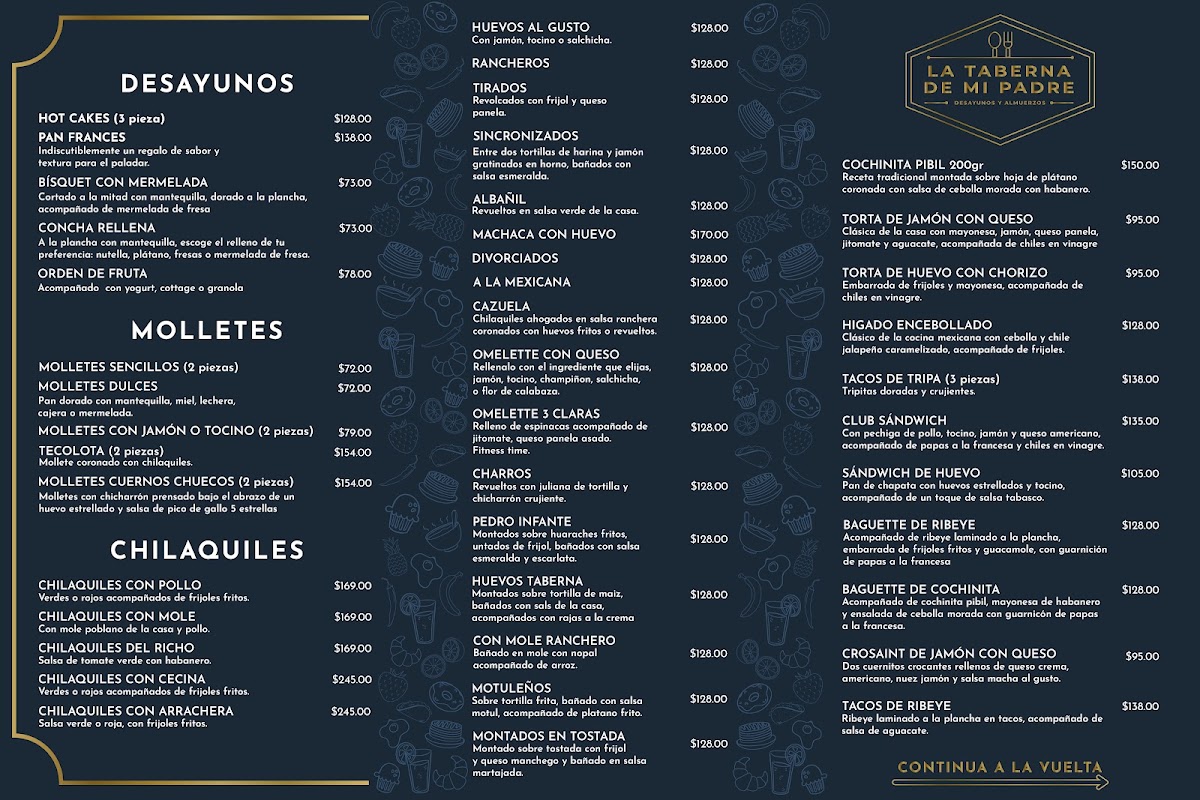 La Taberna De Mi Padre Menu Photo 2