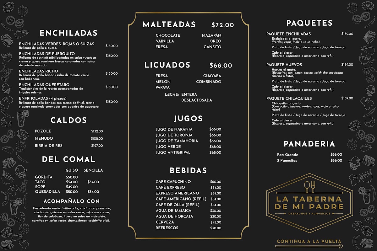 La Taberna De Mi Padre Menu Photo 4
