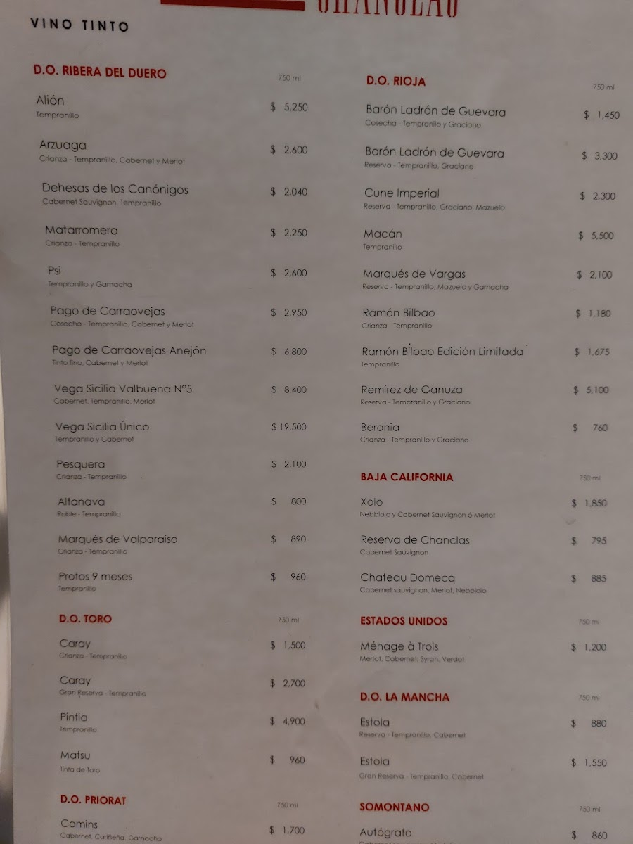 La Taberna Del Chanclas Menu Photo 4