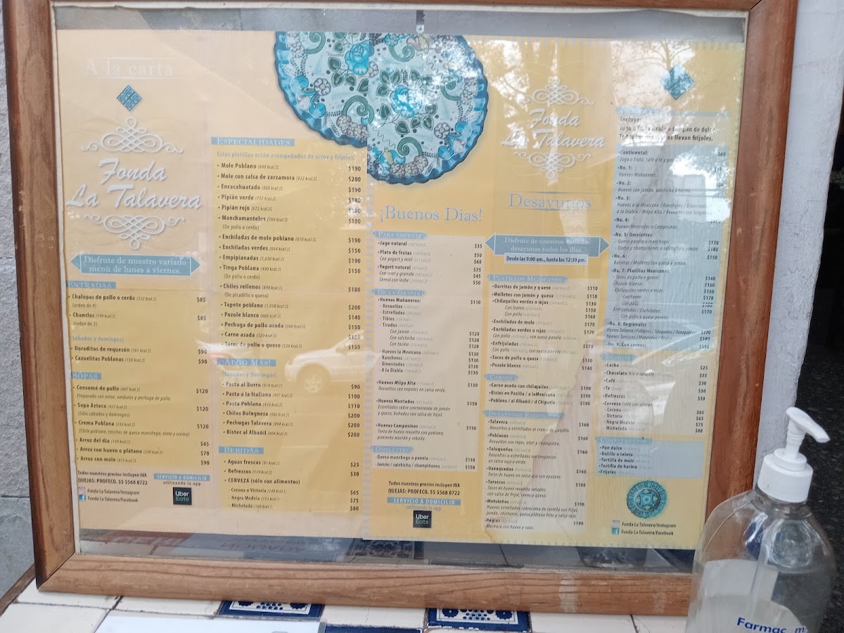 La Talavera Menu Photo 2