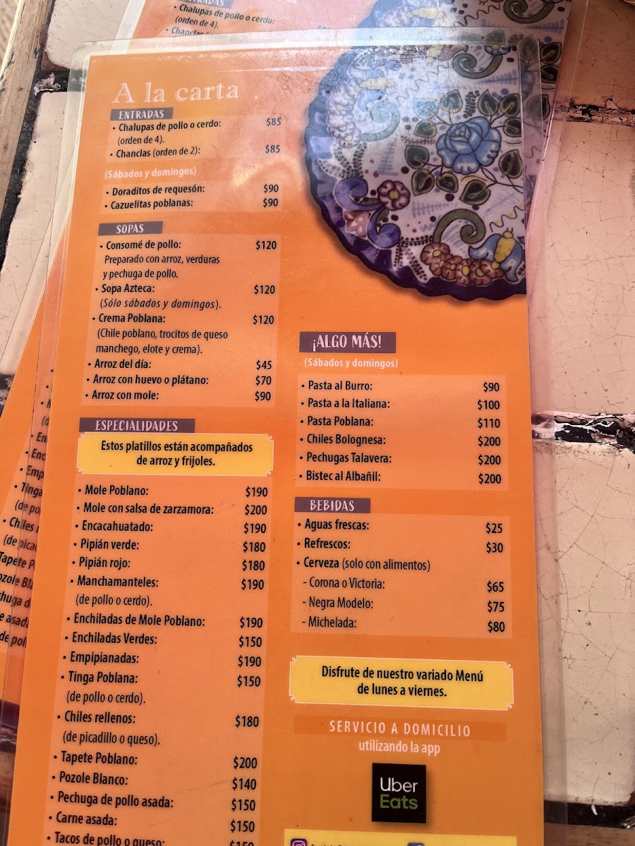 La Talavera Menu Photo 4