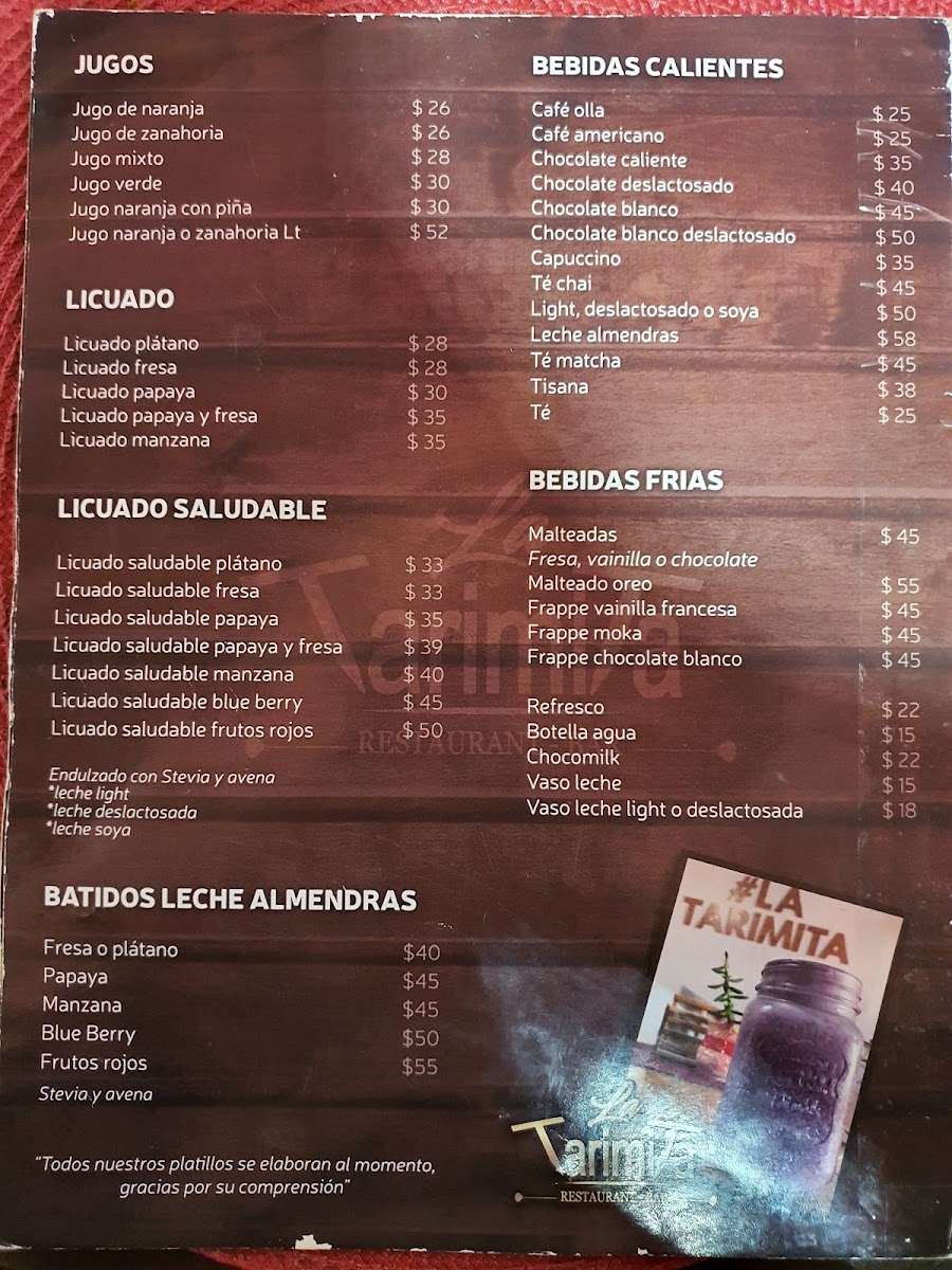 La Tarimita Menu Photo 9