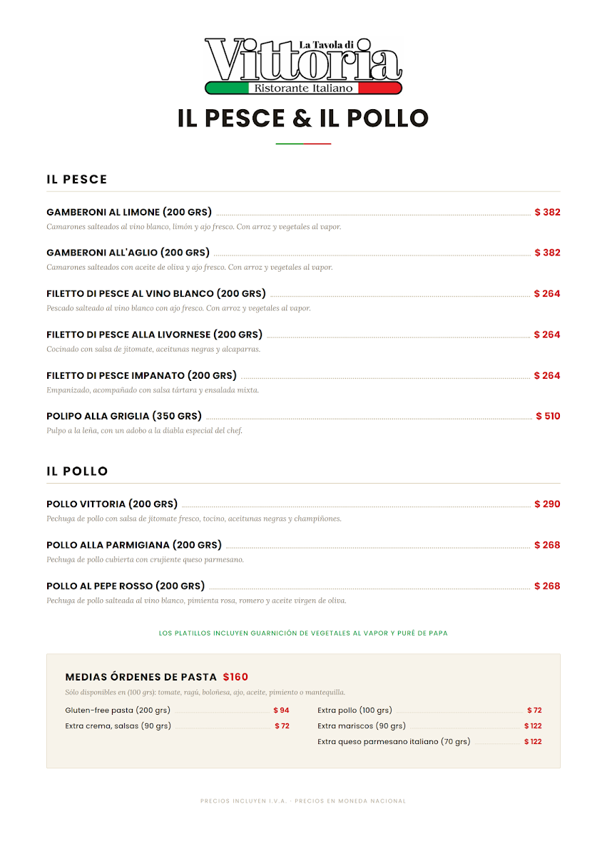 La Tavola Di Vittoria Menu Photo 6