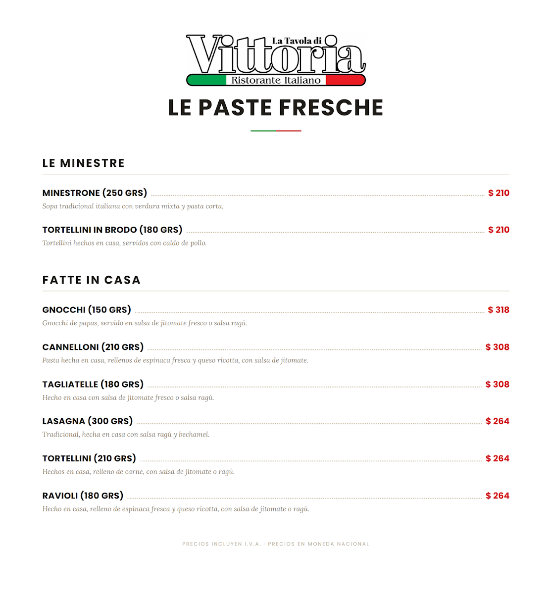 La Tavola Di Vittoria Menu Photo 7