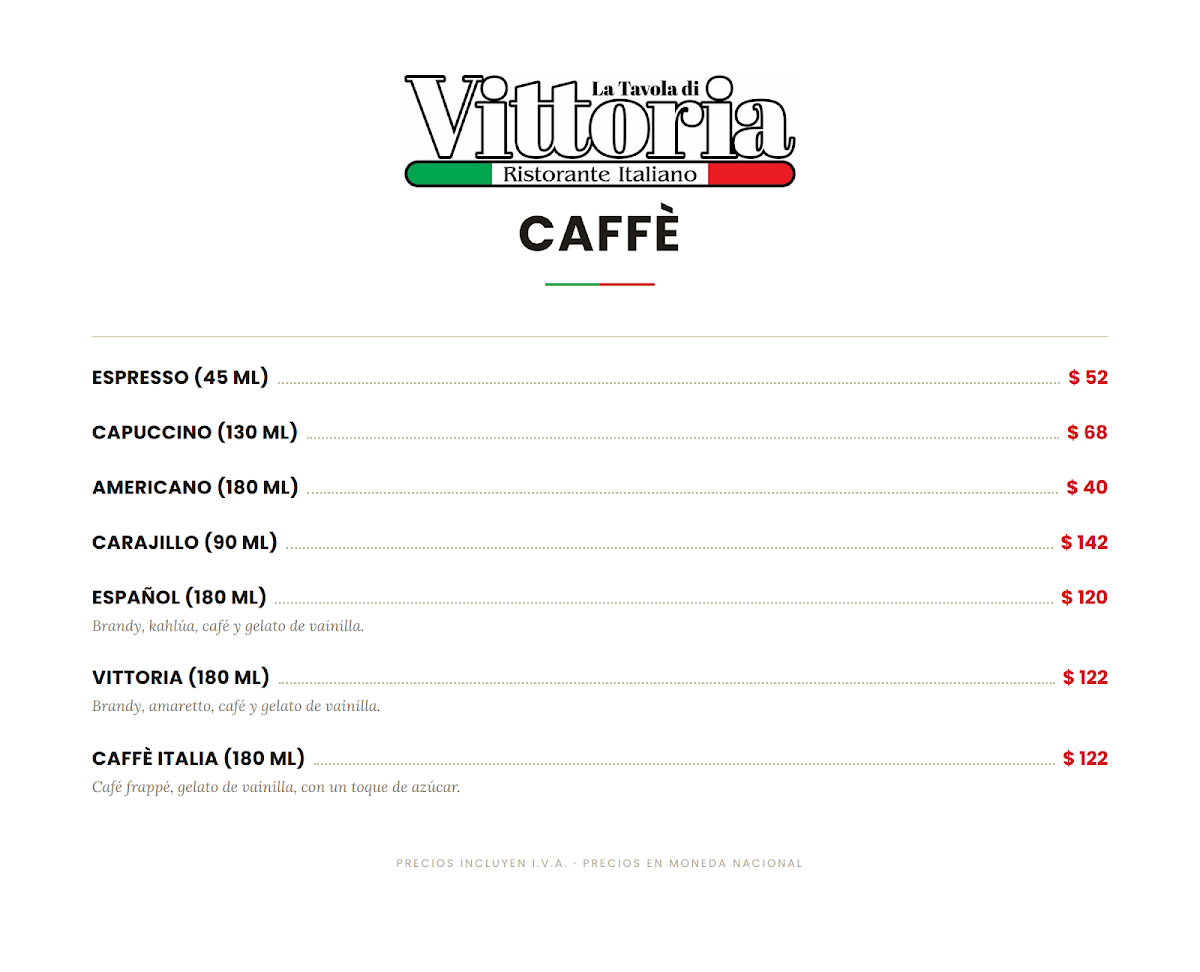 La Tavola Di Vittoria Menu Photo 8