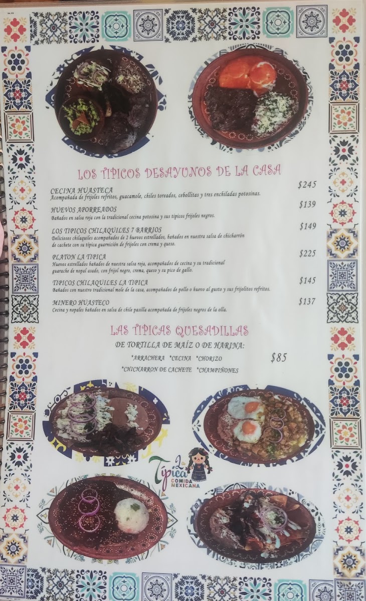 La Tipica Menu Photo 2