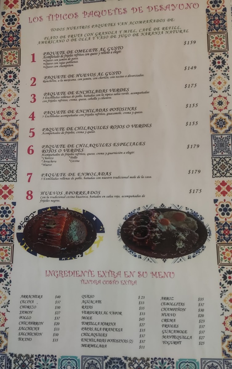 La Tipica Menu Photo 3