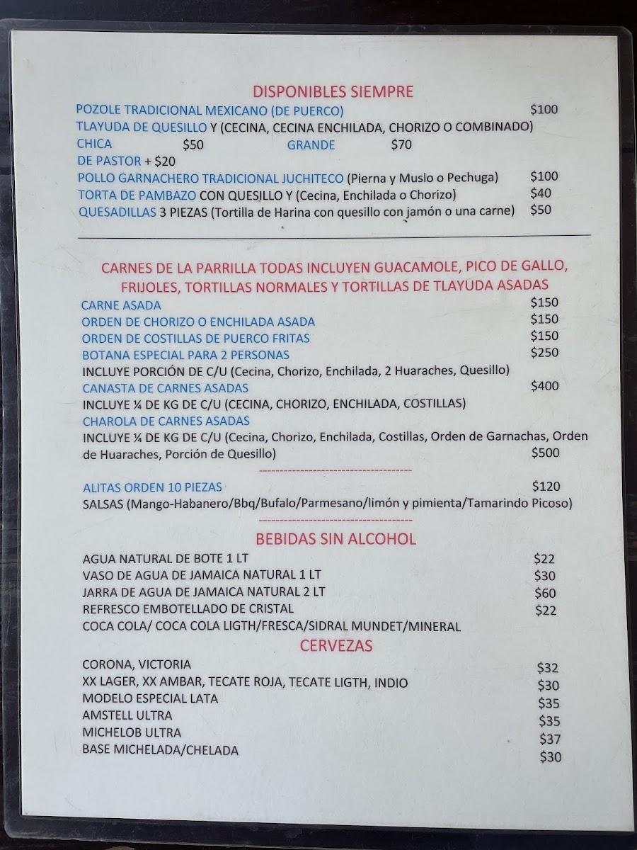 La Tlayuderia Menu Photo 3