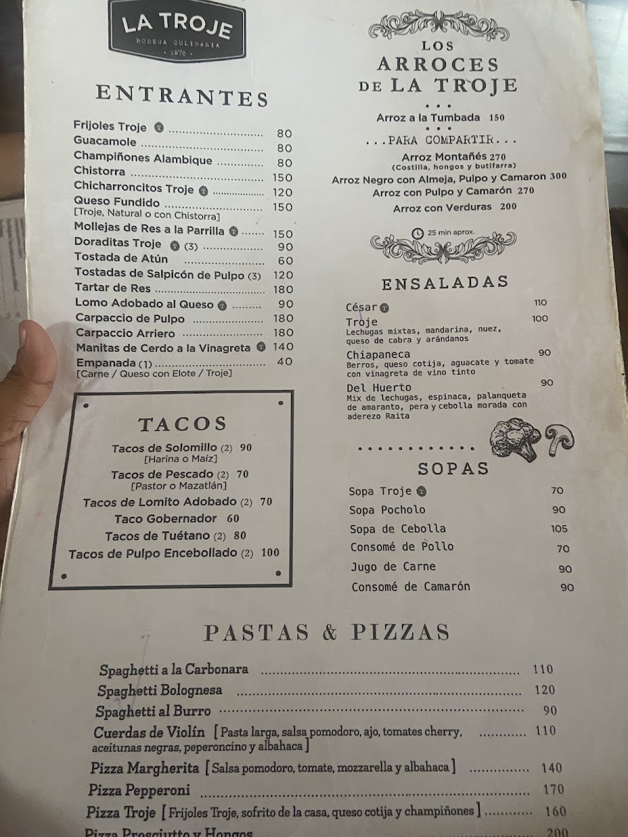 La Troje Bodega Culinaria Menu Photo 3