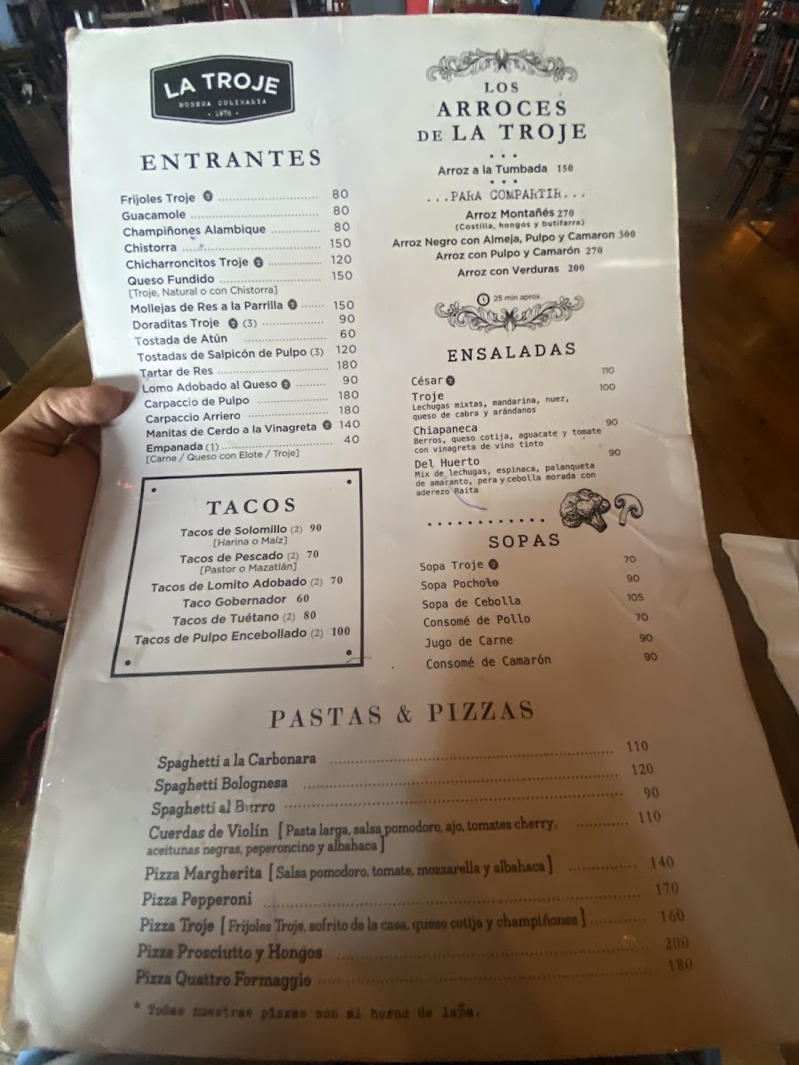 La Troje Bodega Culinaria Menu Photo 4