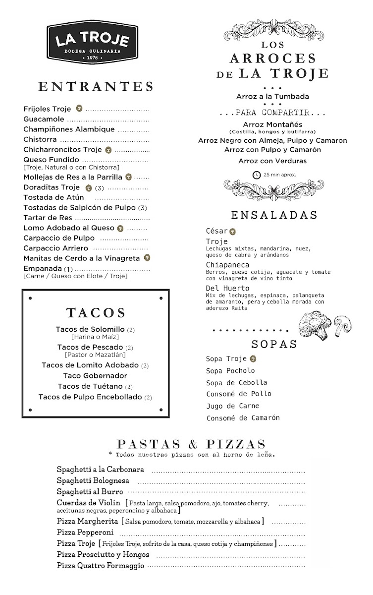 La Troje Bodega Culinaria Menu Photo 6