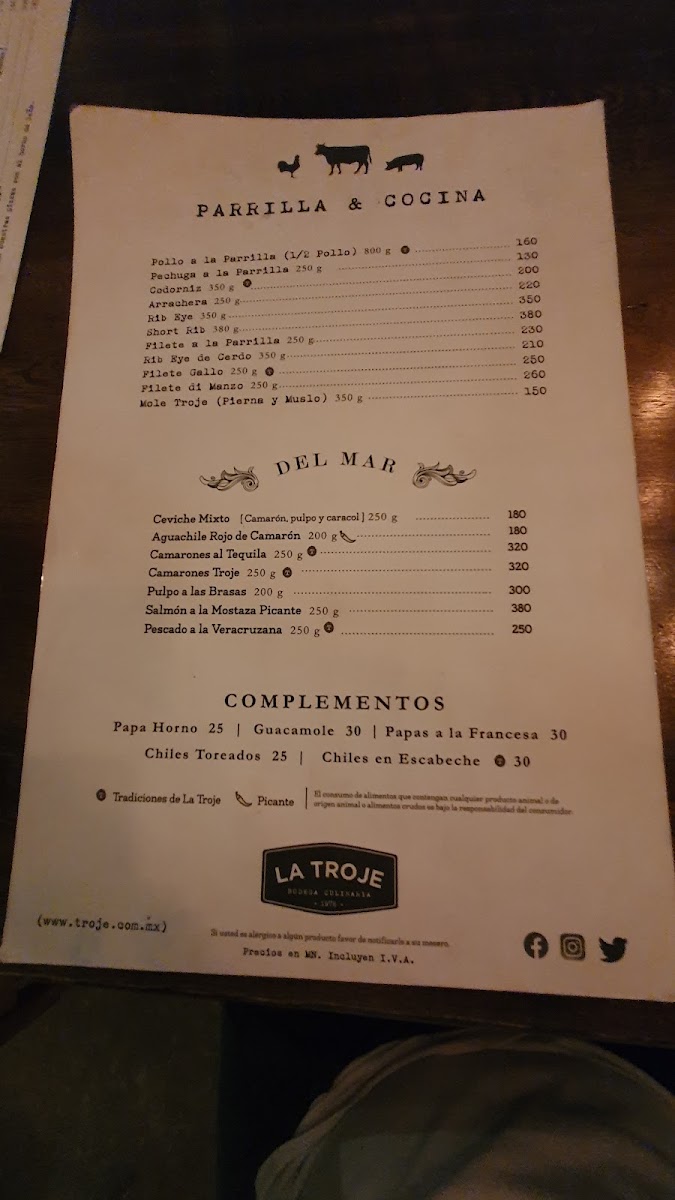 La Troje Bodega Culinaria Menu Photo 7