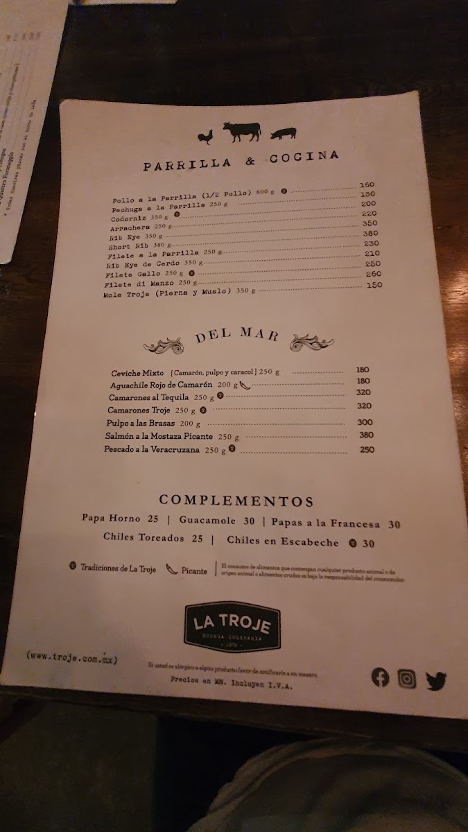 La Troje Bodega Culinaria Menu Photo 8