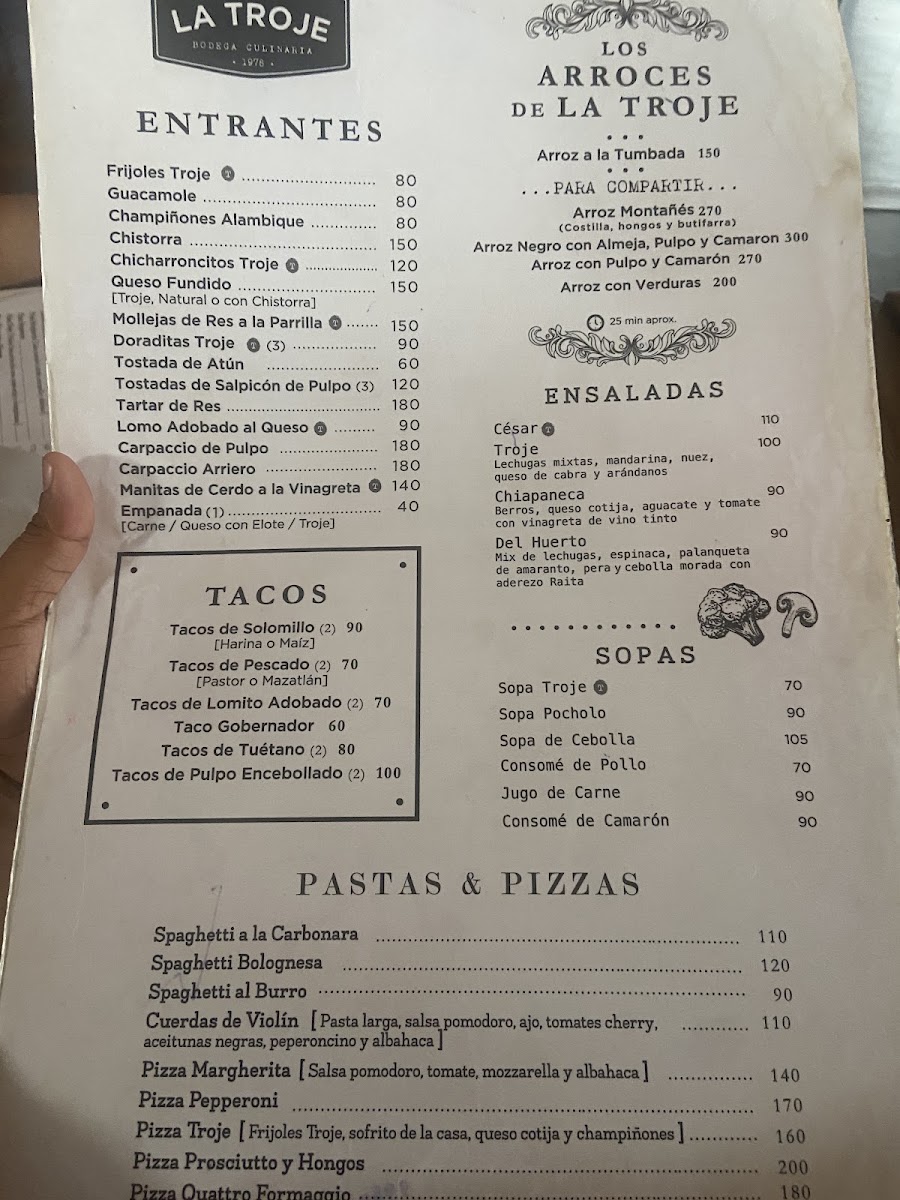 La Troje Bodega Culinaria Menu Photo 9