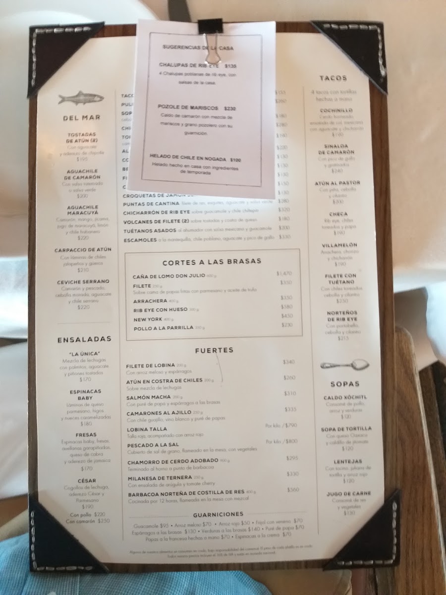 La Unica Puebla Menu Photo 2