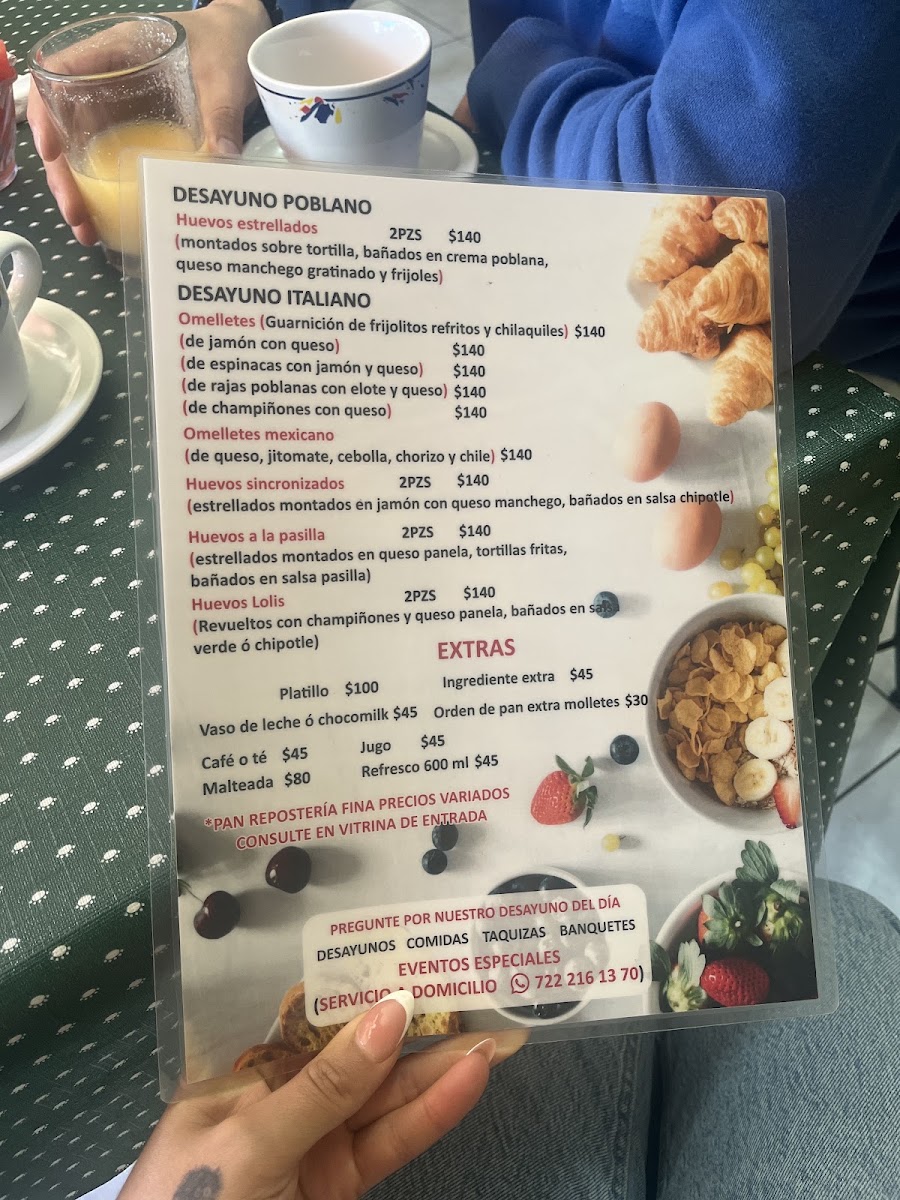La Vianda Menu