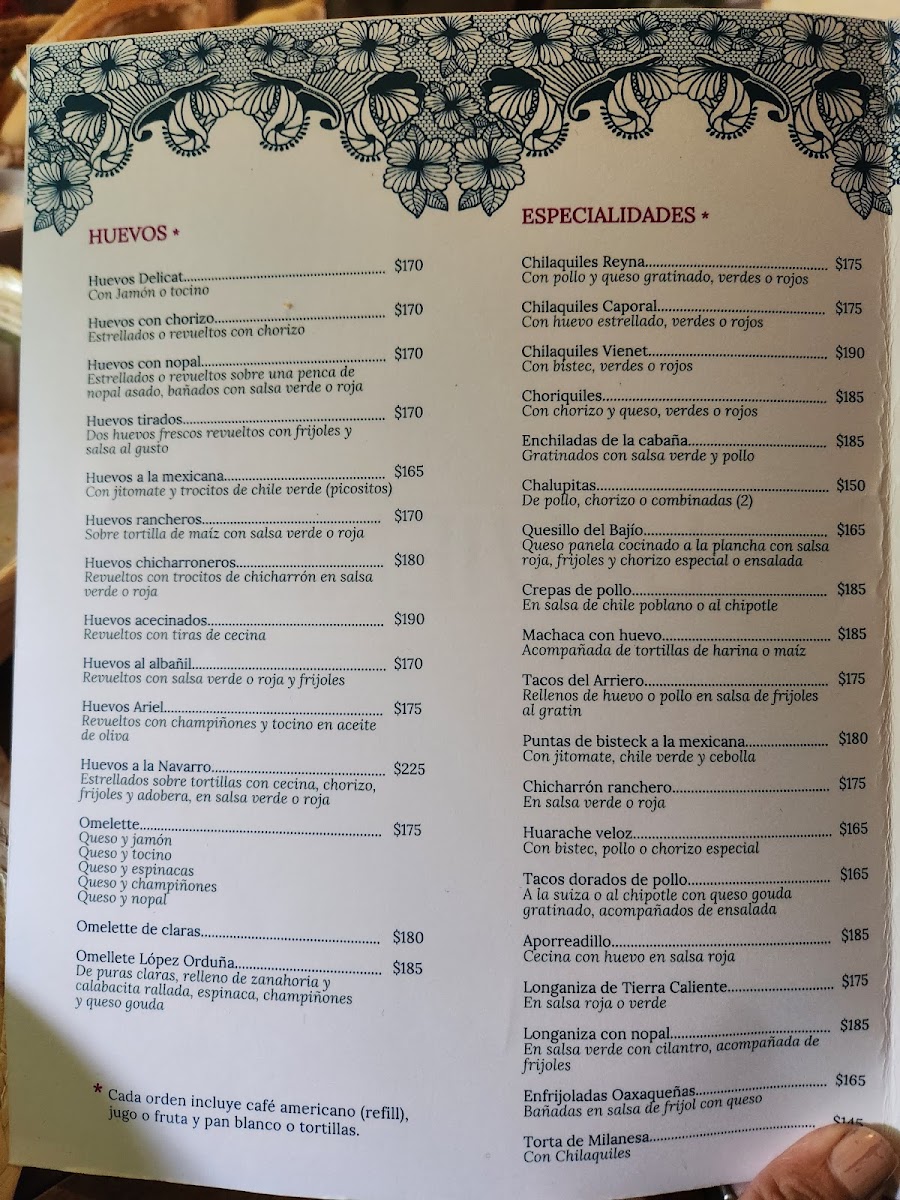 La Vienet Menu Photo 2