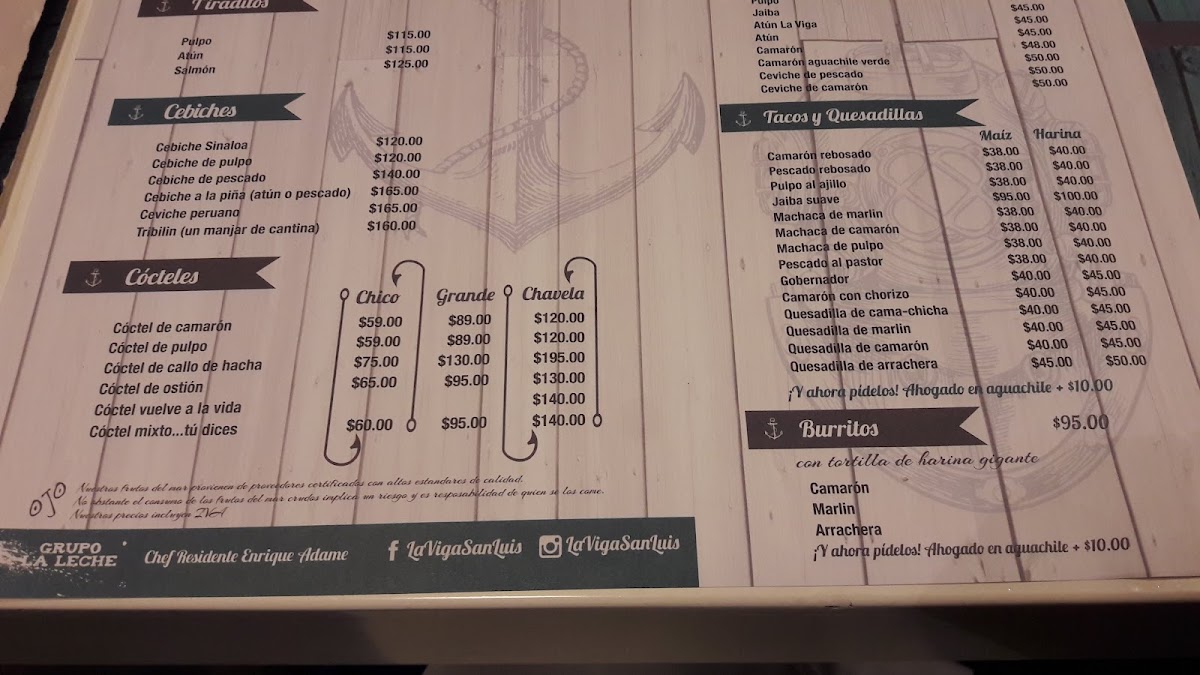La Viga Menu Photo 10
