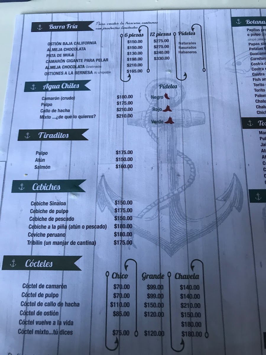 La Viga Menu Photo 9