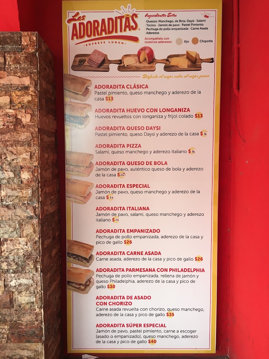 Las Adoraditas Francisco De Montejo Menu Photo 9