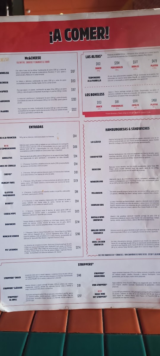 Las Alitas Ciudad Juarez Misiones Menu Photo 2