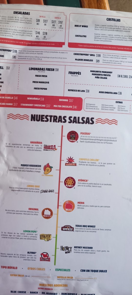 Las Alitas Ciudad Juarez Misiones Menu Photo 3