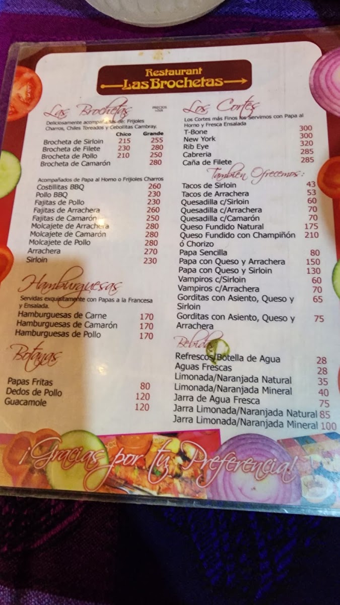 Las Brochetas Menu Photo 3