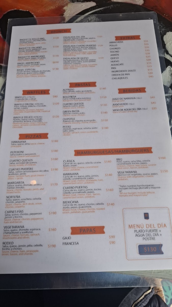 Las Cuatro Puertas Menu Photo 10