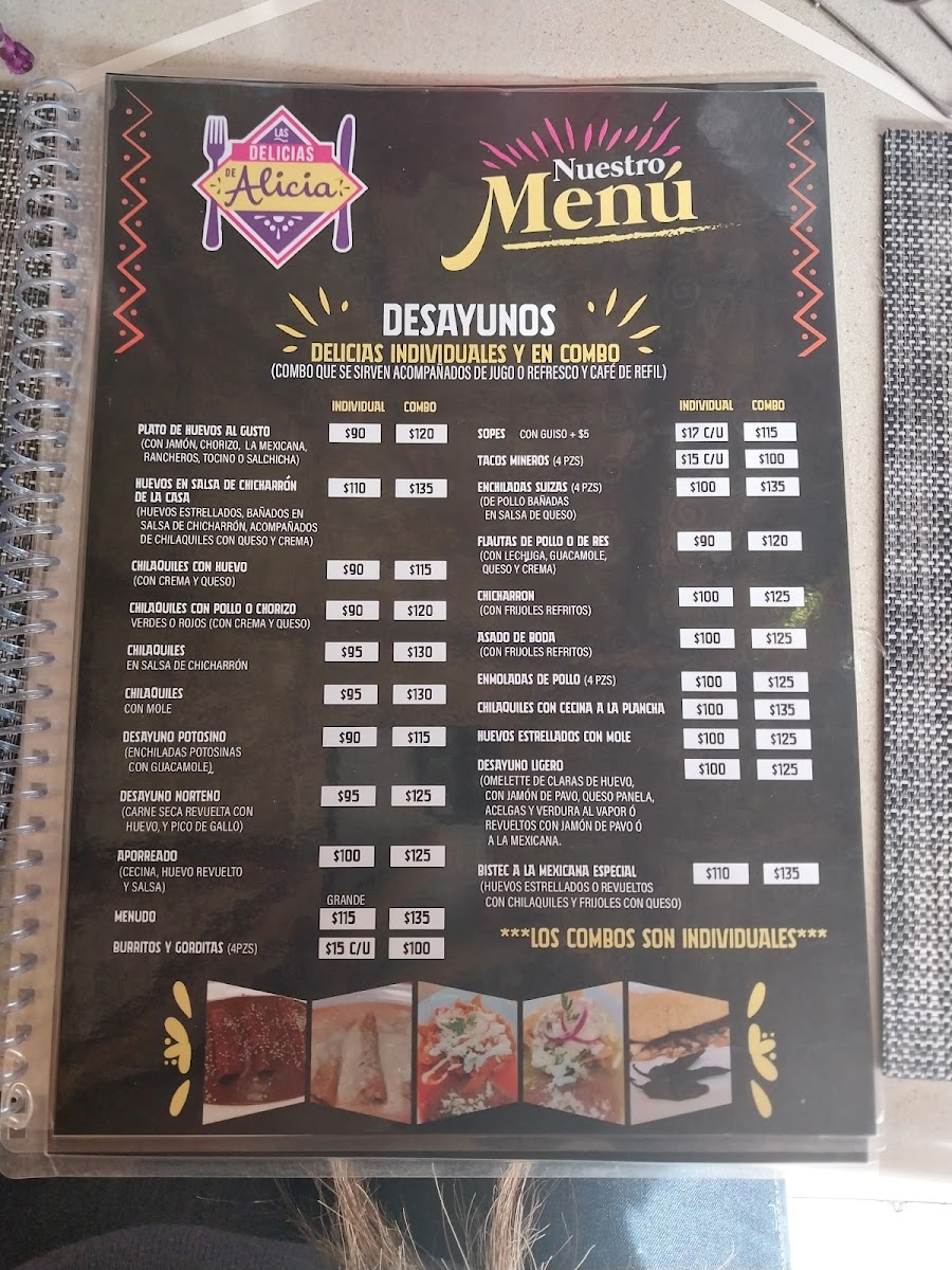 Las Delicias de Alicia tequis Menu Photo 3