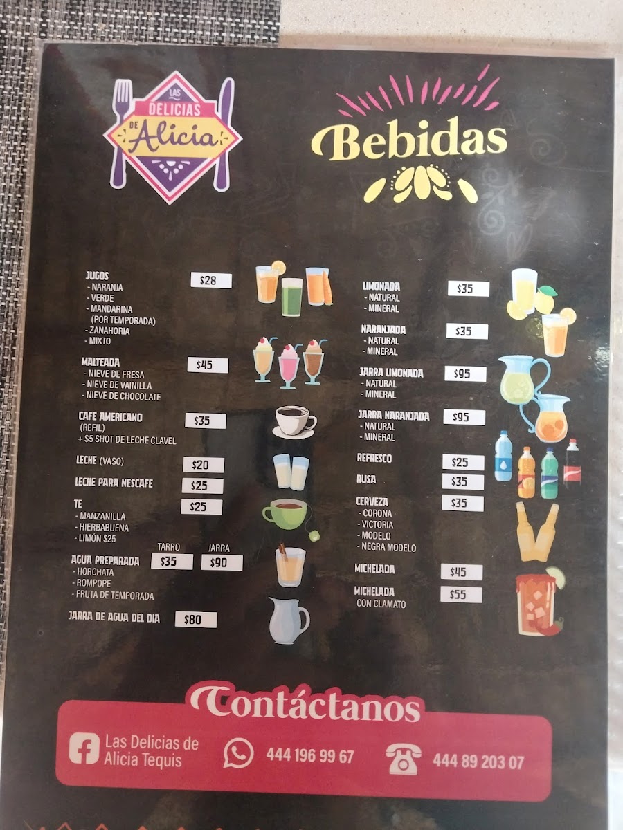 Las Delicias de Alicia tequis Menu Photo 4