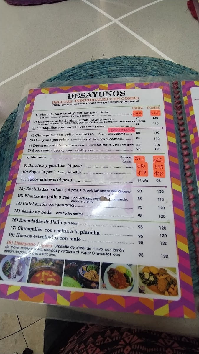 Las Delicias de Alicia tequis Menu Photo 5