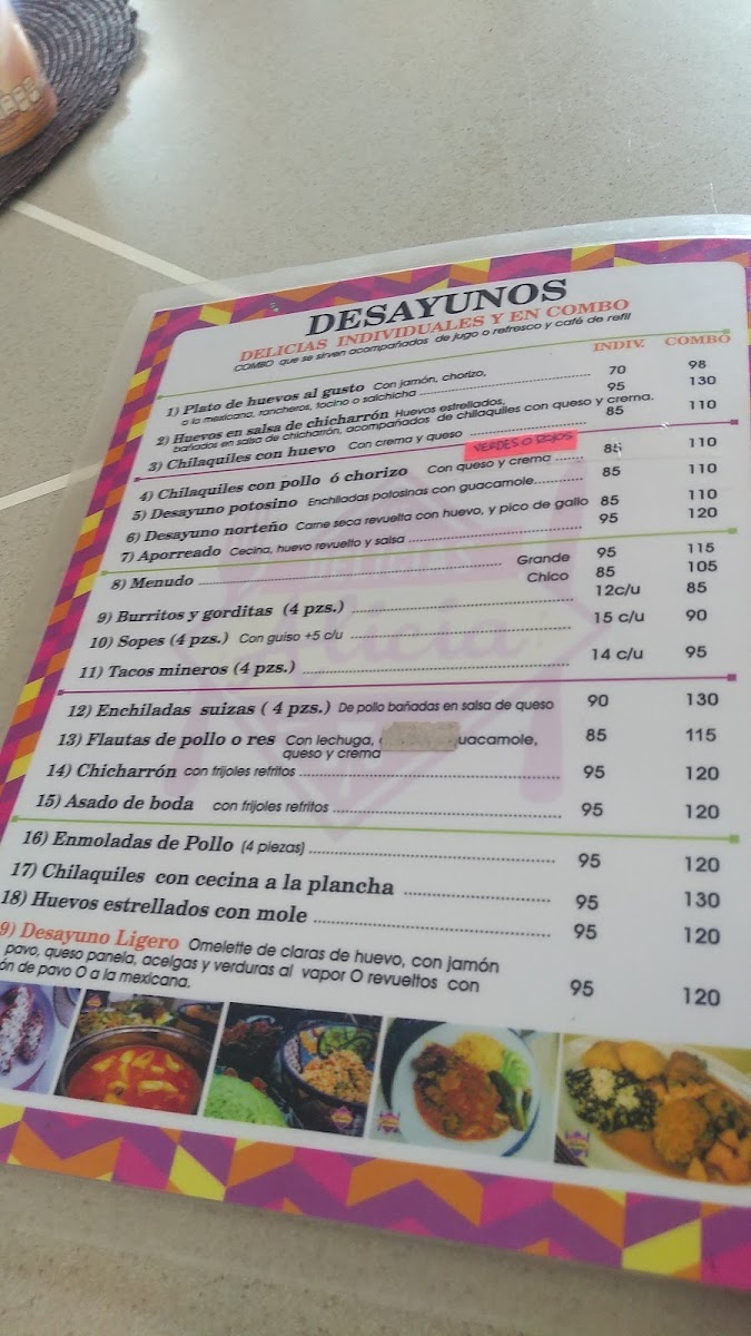 Las Delicias de Alicia tequis Menu Photo 6