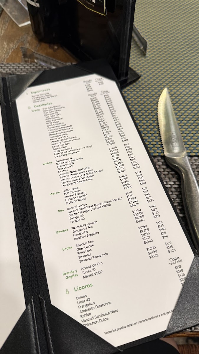Las Espadas - Brazilian Steakhouse Menu