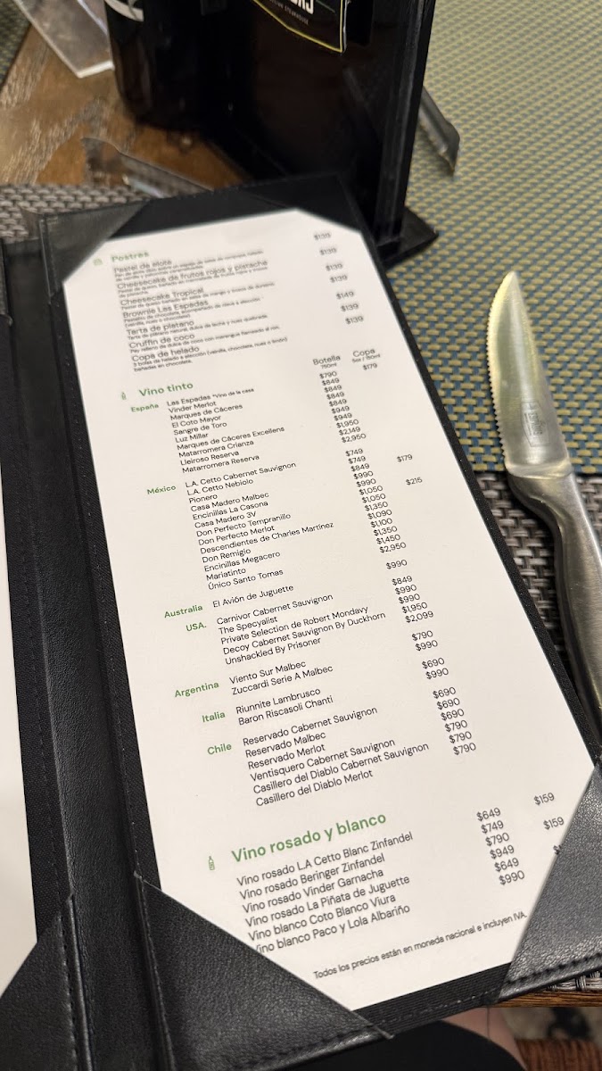 Las Espadas - Brazilian Steakhouse Menu Photo 4