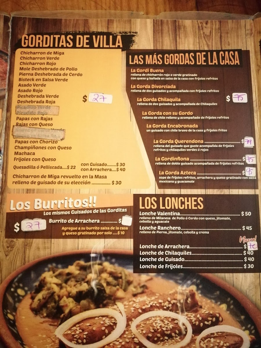 Las Gorditas De Villa Menu Photo 10