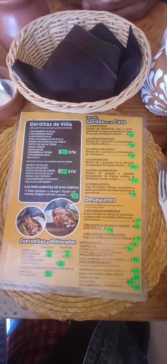Las Gorditas De Villa Menu Photo 5
