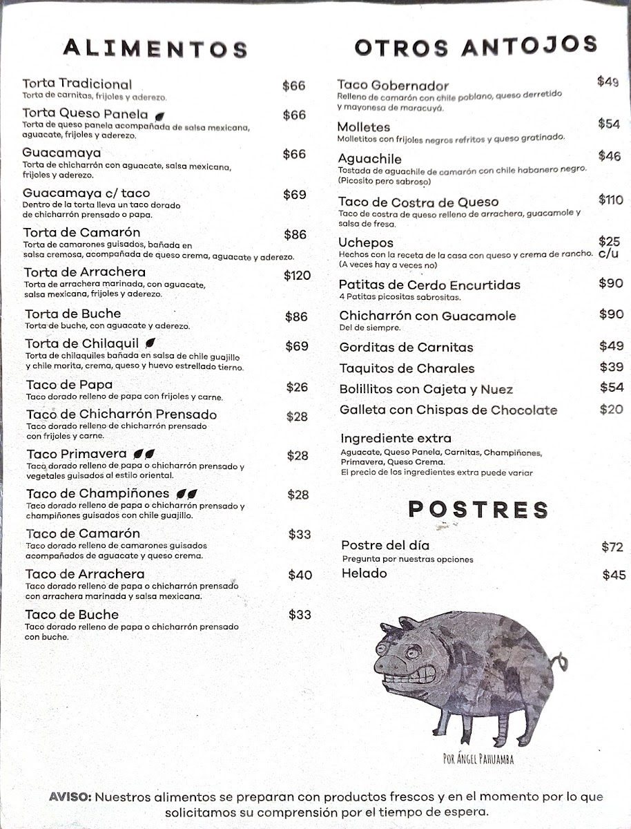 Las Pacanda Menu Photo 3