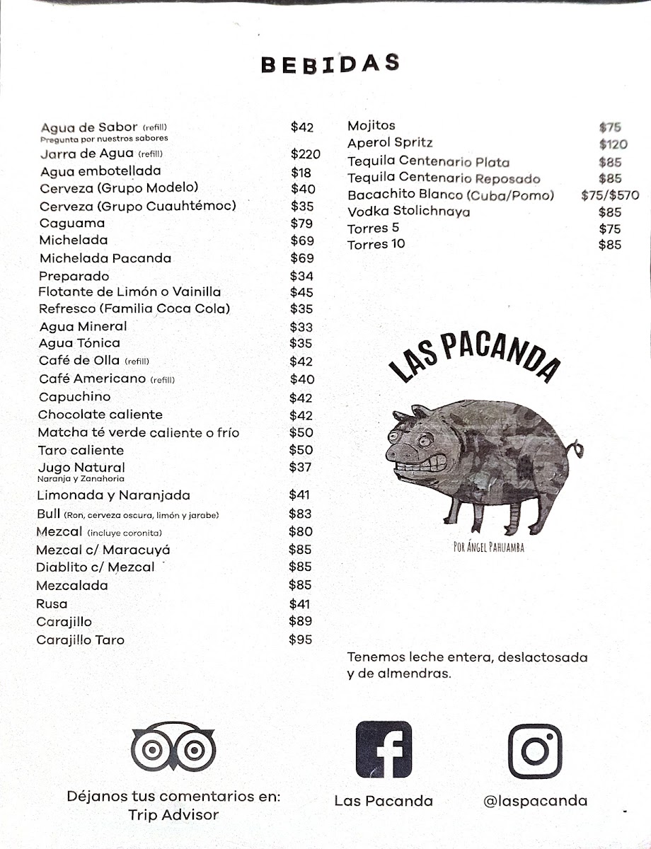 Las Pacanda Menu Photo 4