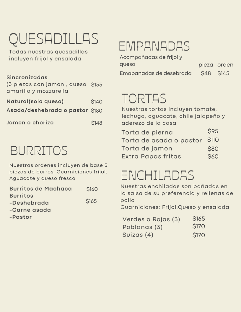 Las Papaz Menu Photo 10