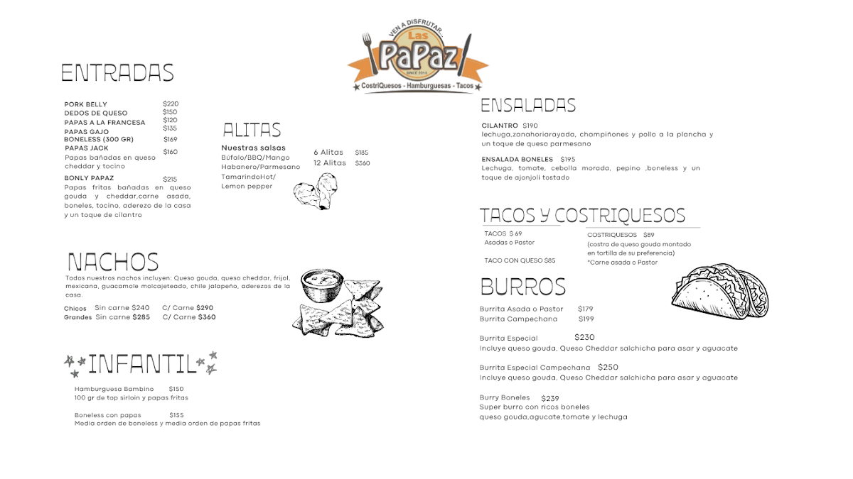 Las Papaz Menu Photo 3