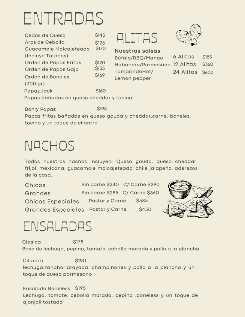 Las Papaz Menu Photo 4