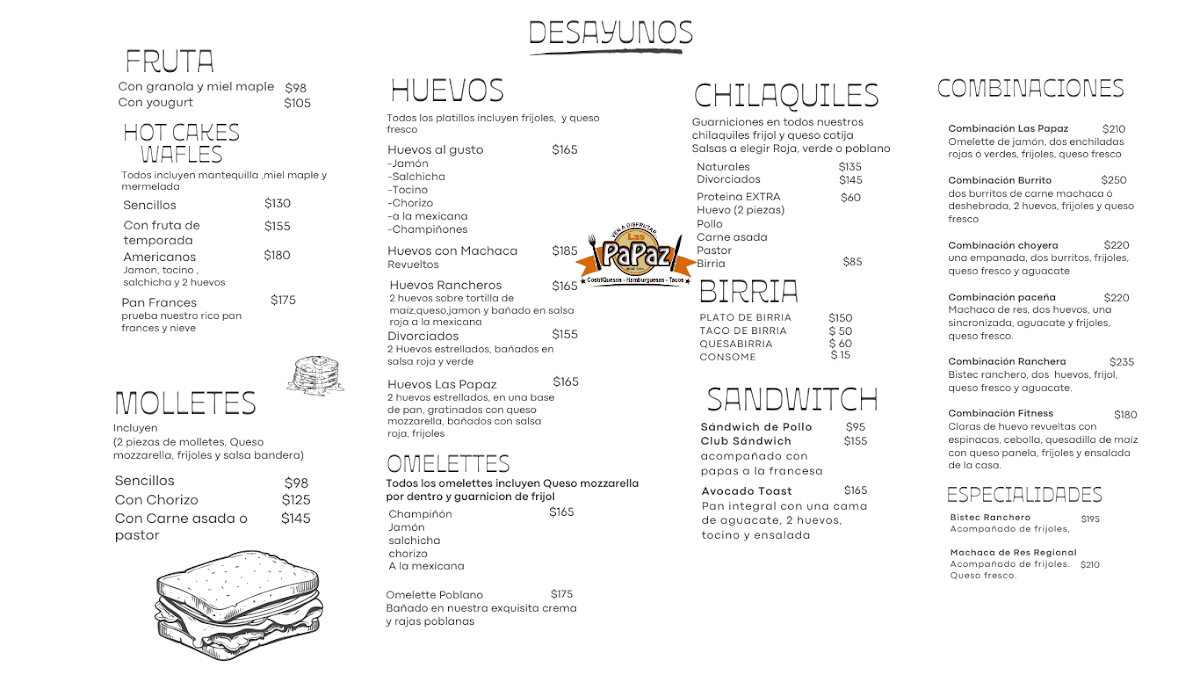 Las Papaz Menu Photo 5