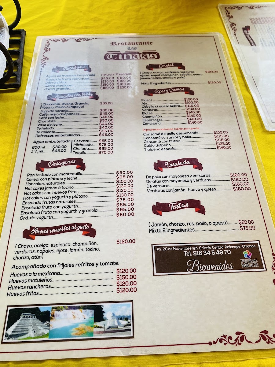 Las Tinajas Menu Photo 3