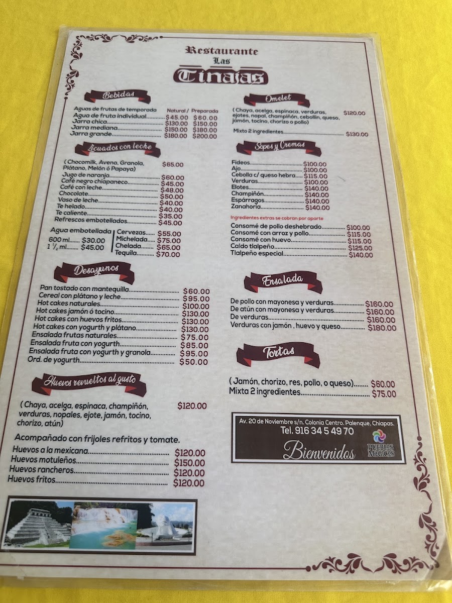 Las Tinajas Menu Photo 4