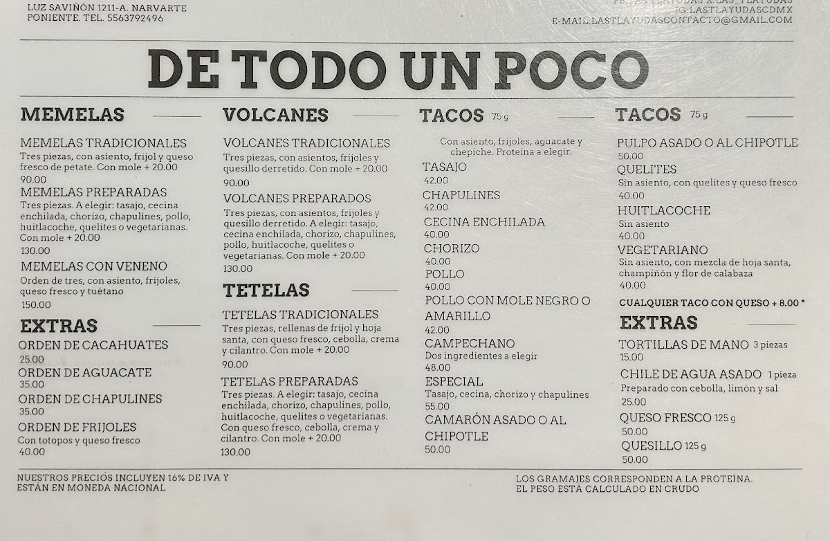 Las Tlayudas, Comida Casual Oaxaqueña Menu Photo 10