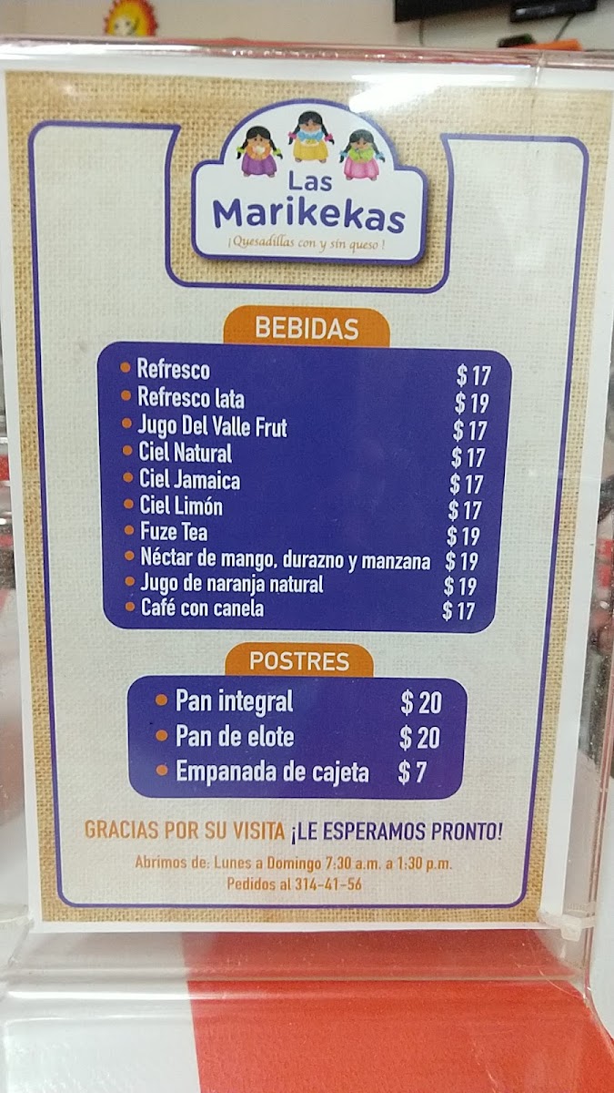 Las Tres Marias Restaurante Menu Photo 6