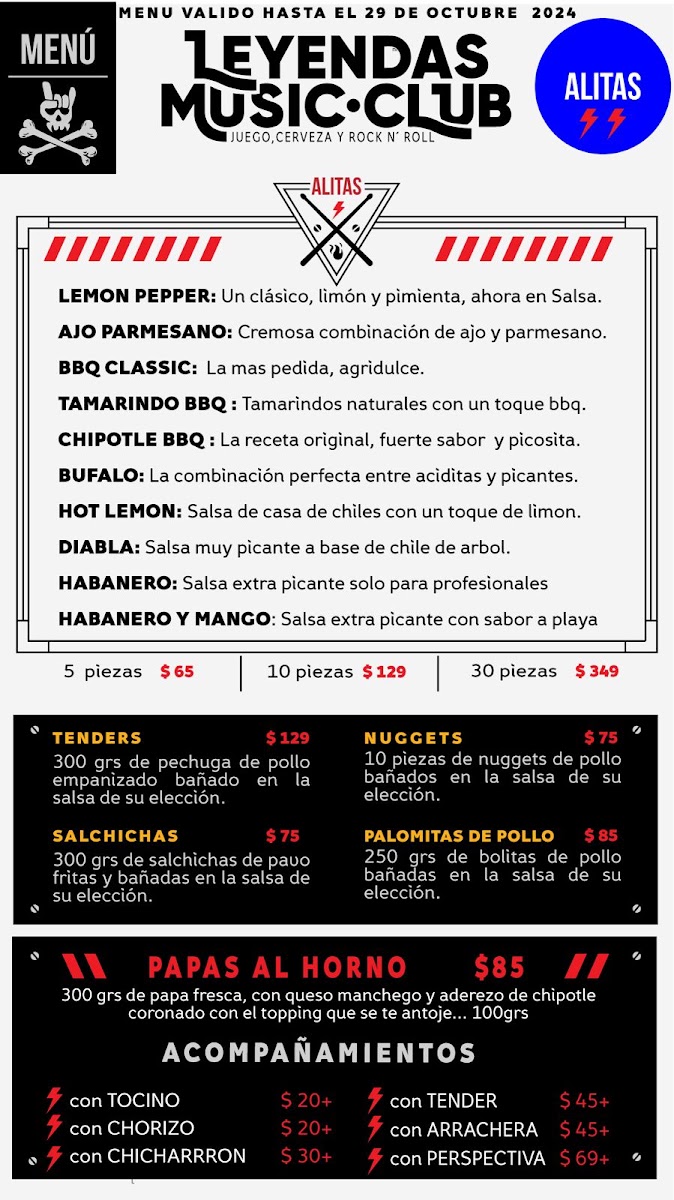 Leyendas Music Club Menu Photo 5