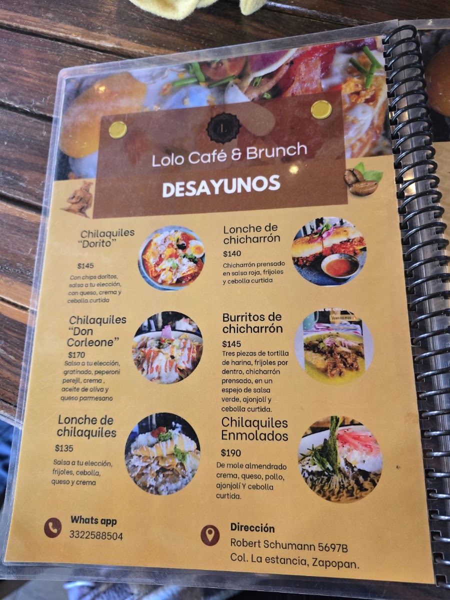 Lolo Cafe & Brunch Menu Photo 4